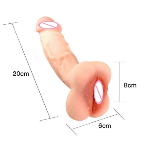 Realistic Penis Dildo Realistic Vagina Pocket Pussy Masturbator Adult