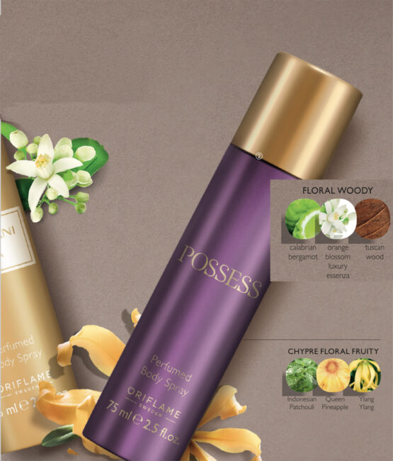 Possess perfumed 2025 body spray oriflame