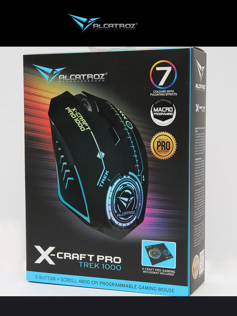 Alcatroz Xcraft PRO Trek 1000 Gaming Mouse HandyBuy.lk Sri Lanka's