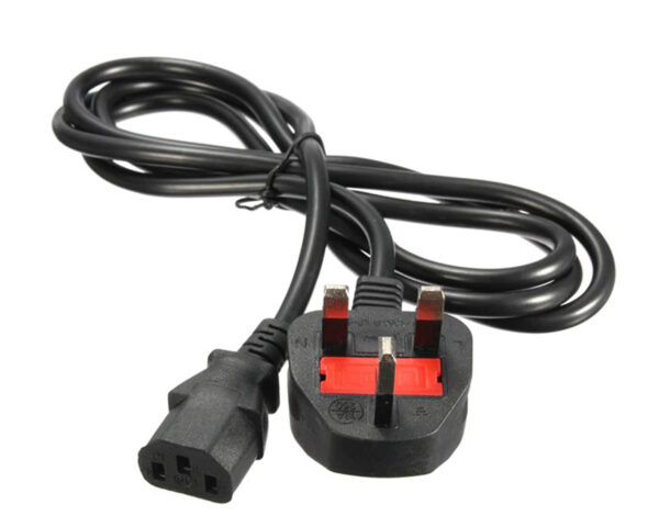 Power Cable 3 Pin - Black