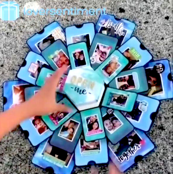 Explosion Box Blue Colour