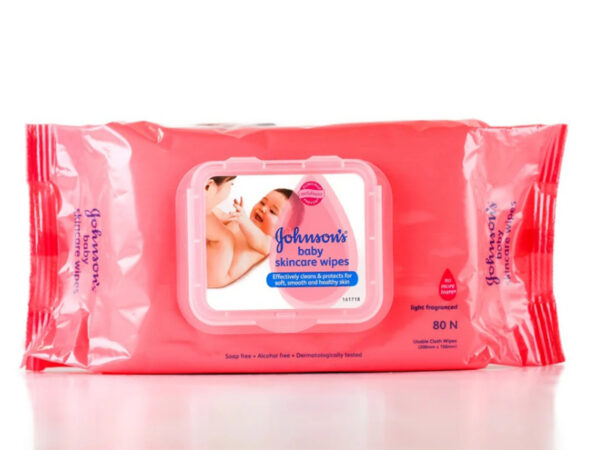 J & J Baby Skincare Wipes 80S