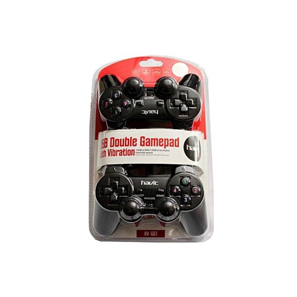 "Havit HV-G61 USB Double Gamepad With Vibration - Buy Now at the Best Price in Sri Lanka"