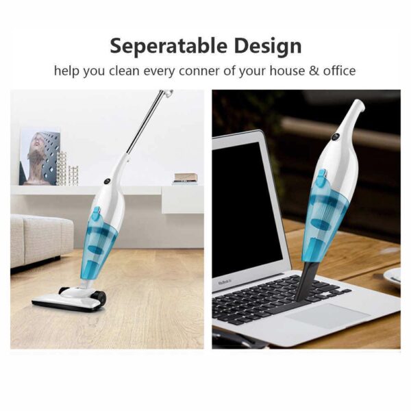 Enjoy double clean in one  2-1 mop and vacuum cleaner