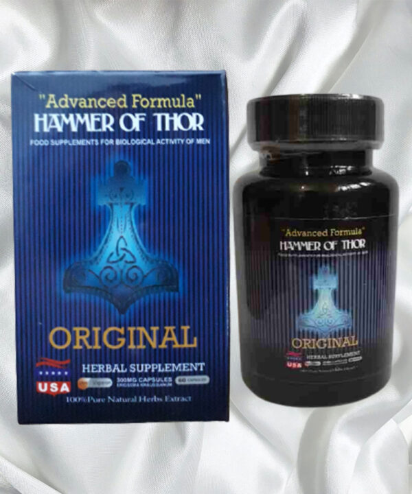 Hammer of Thor Male Supplement 60 Capsules in Sri Lanka - Enhance your performance with this natural supplement from Sri Lanka.