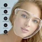 Face Shield - Transparent Protective Mask Full Face Shield Dust proof Goggles Safety Glasses Anti dust Mask Kitchen Anti-oil Anti-smoke