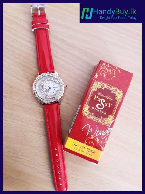 Paris imported mini perfume & Ladies Wrist Watch