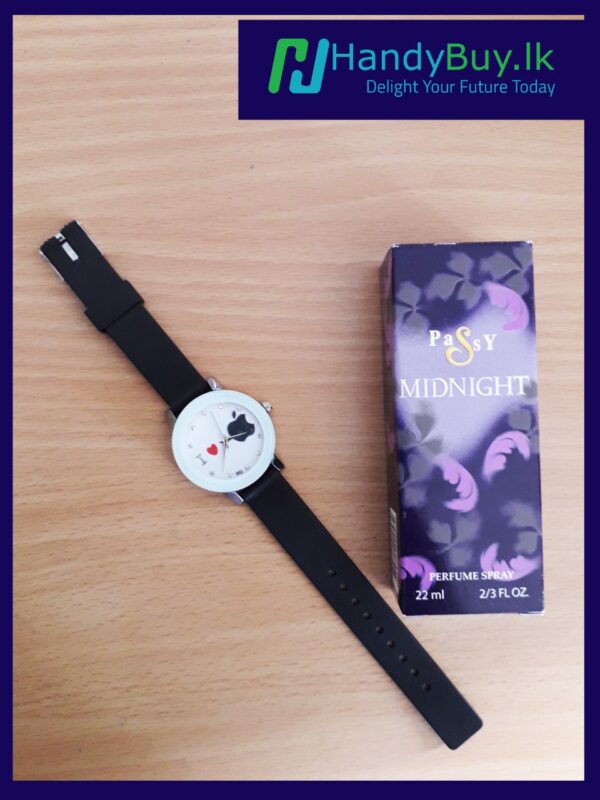 Paris imported mini perfume & Ladies Wrist Watch