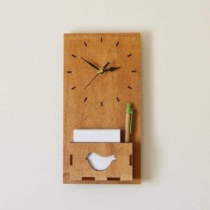 Wall clocks made of wood