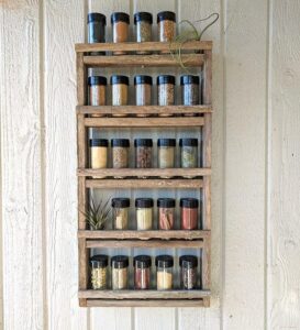 Kitchen wooden rack