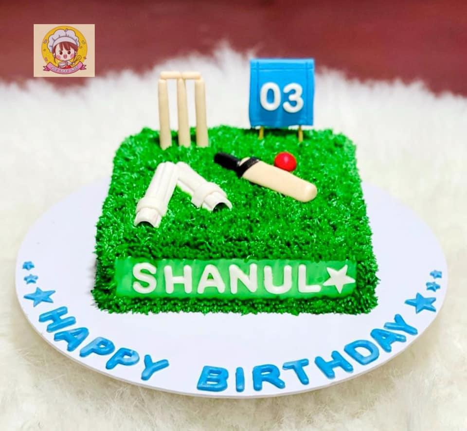 Cricket Theme Birthday Cake | Yummy cake