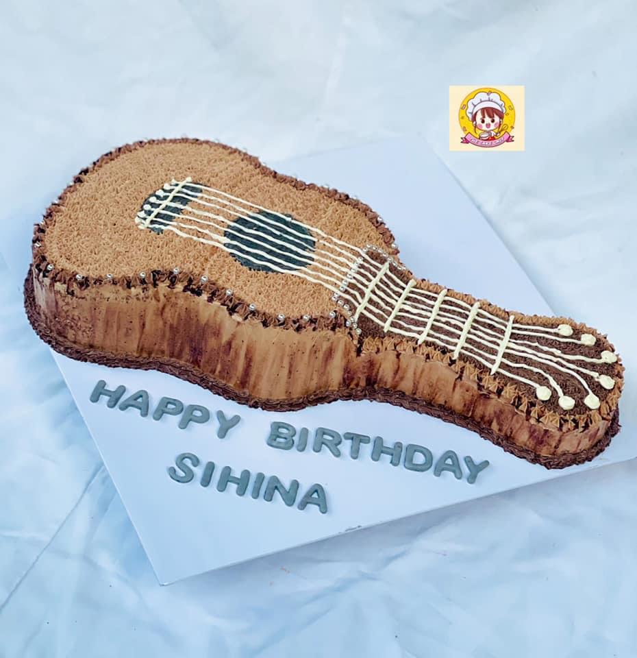 Guitar Cake Happy Birthday Card | Boomf