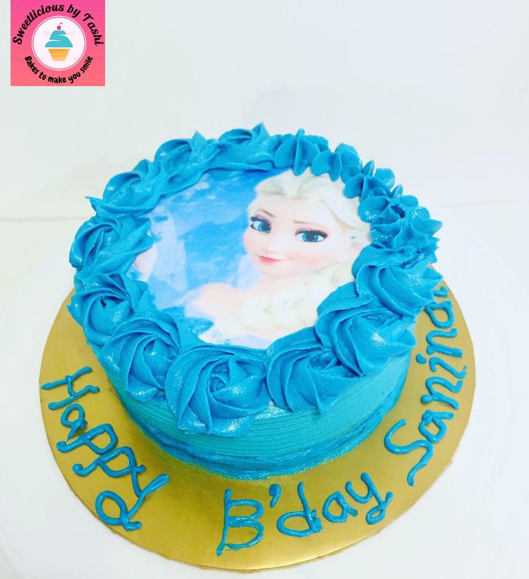 Cake House - Frozen Elsa theme birthday cake for a sweet girl… | Facebook