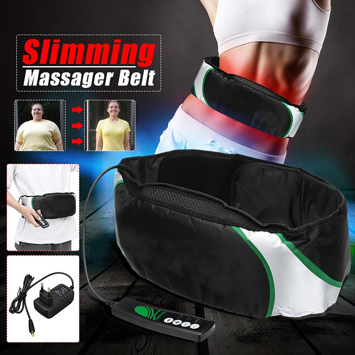 Vibroaction Massage Belt, Slimming Massage Belt, Vibro Shape, Suitable ...