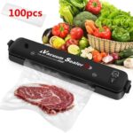 WELUV Automatic Food Vacuum Sealer Packing Machine For Food Preservation Kitchen Dry Moist 15 pack bags vacuum sealer