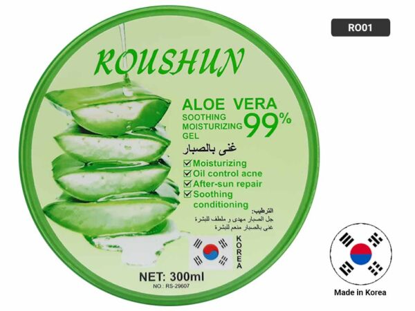 ROUSHUN Aloe Vera Soothing Moisturizing Gel 99% 300ml