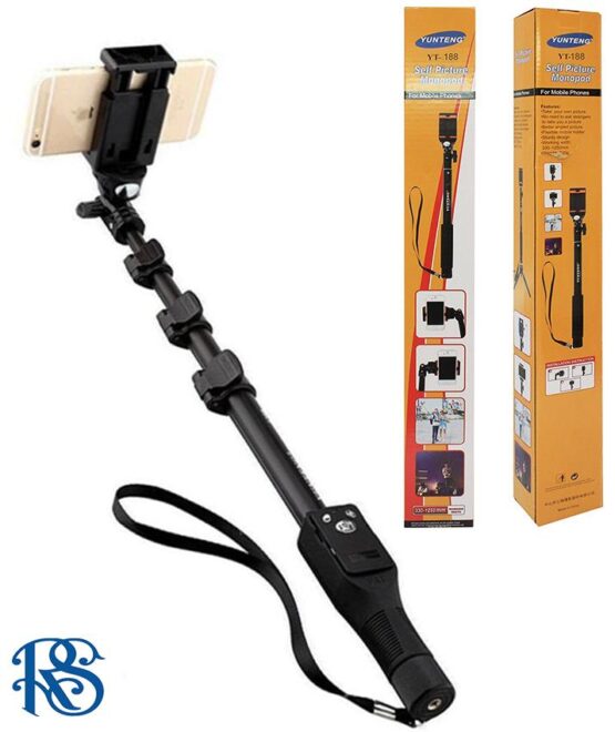 Yunteng YT1288 Bluetooth Selfie Monopod Extendable Handheld Pole with