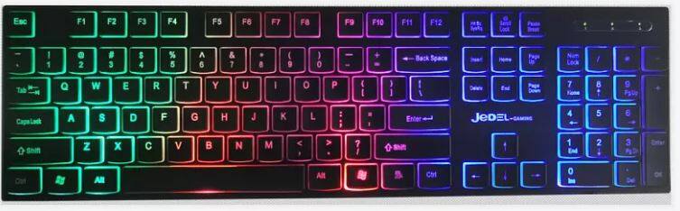 Jedel K510 Gaming Keyboard (RGB Lighting system) Desktop Gaming ...