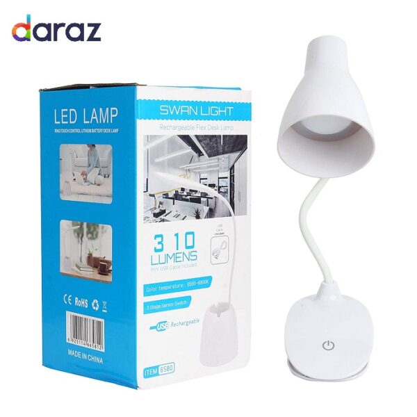 Swan Rechargeable Flex Desk Lamp 300 lumens