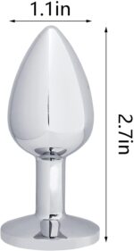 Beginners Stainless Steel Butt Plug (Size M) in Sri Lanka - Sex Toy for Beginners