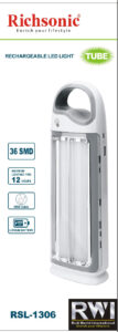 RICHSONIC RECHARGEABLE LED LIGHT (RSL- 1306)