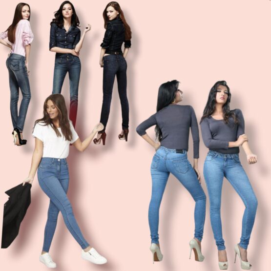 Fashion Women High Waist Skinny Jean Trouser For Ladies- Blue | Jumia  Nigeria
