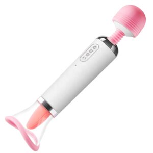 3-in-1 Tongue Licking Sucking Vibrator for Women in Sri Lanka - Clitoris Stimulator & G-Spot Massager sex toy - Best sex toys price in sri lanka