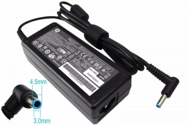 Laptop Power Adapter Charger New HP 19.5V 3.33A 65W 4.5×3.0mm Blue Pin High Quality