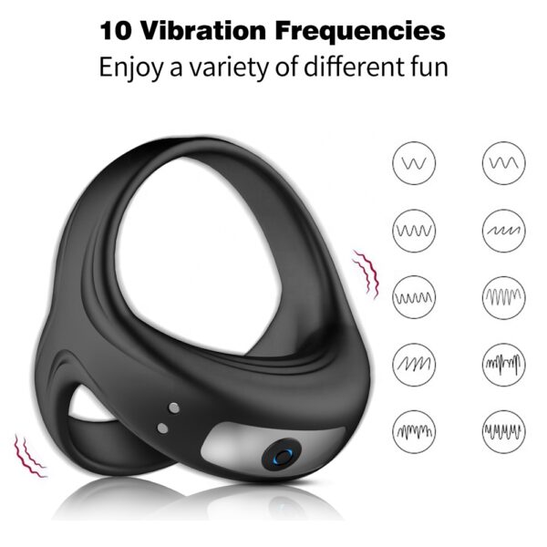 Penis Delay Ring Vibrator for Men in Sri Lanka - Sex Toy