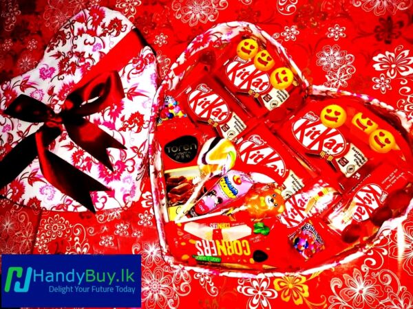 Valentine Chocolate Gift Box In Heart Shape