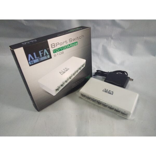 ALFA NET S108 8PORT SWITCH 10/100Mbps