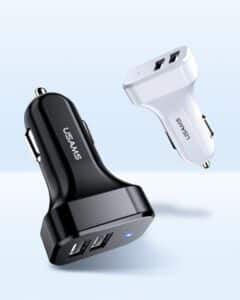 USAMS C13 2.1A Dual USB Car Charger