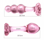 Crystal Glass Butt Plug in Sri Lanka - Elegant and Body-Safe Anal Toy for Adults - Sex Toys Sri Lanka