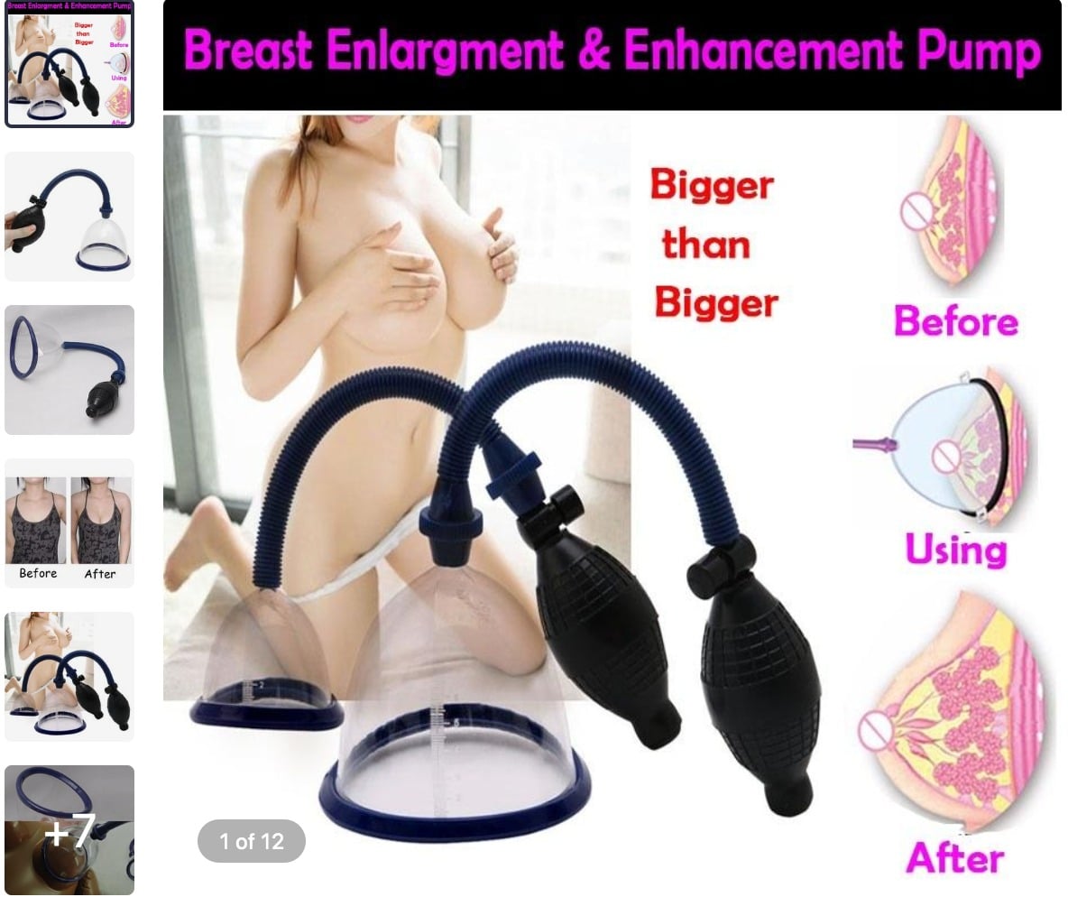 Ladies Breast Enlargement Vacuum Pump in Sri Lanka with suction technology