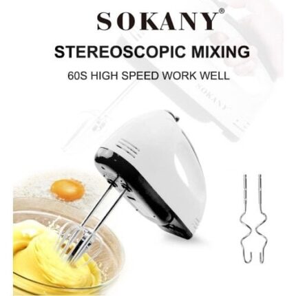 Sokany - 3 Speed Hand Beater, Hand Mixer 400W (CX-6618)