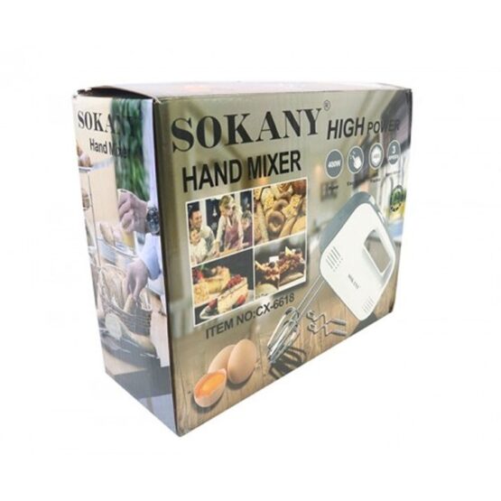 Sokany 3 Speed Hand Beater, Hand Mixer 400W (CX6618) HandyBuy.lk
