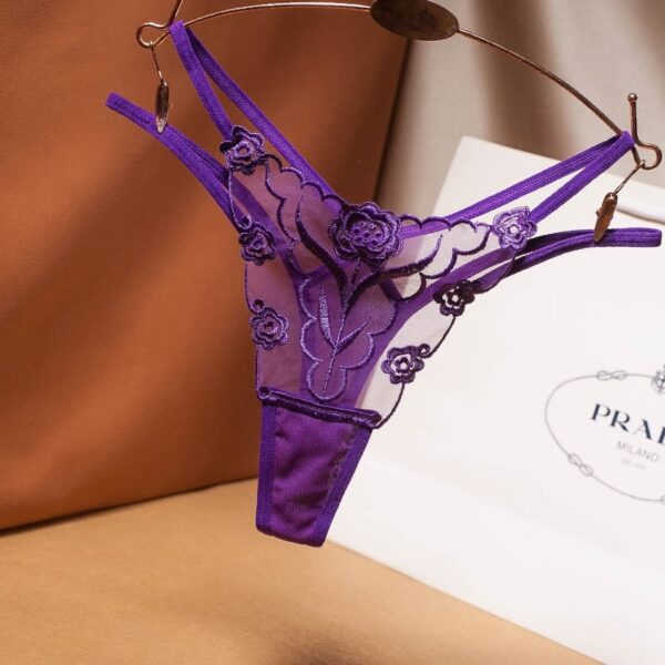 ladies sexy panty lace floral
