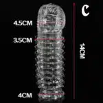 Men’s Reusable Condoms & Penis Extender Sleeve in Sri Lanka – Durable & Stretchable - Sex Toys Sri Lanka