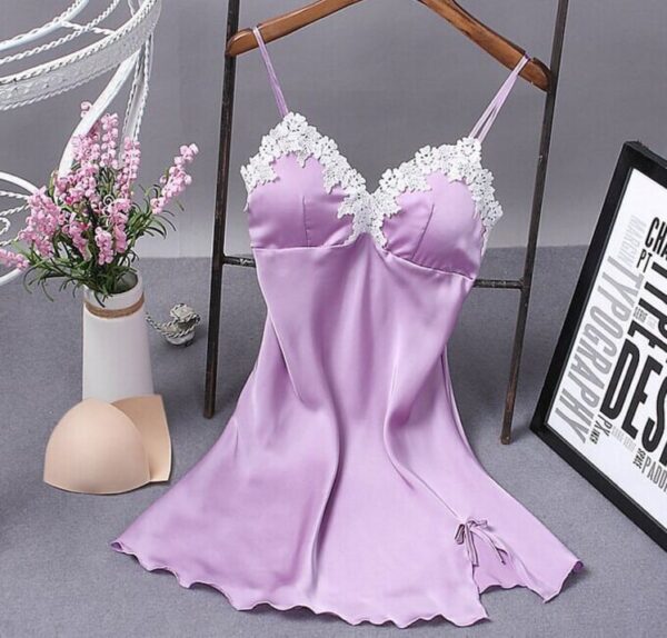 Summer Women Satin Night dress