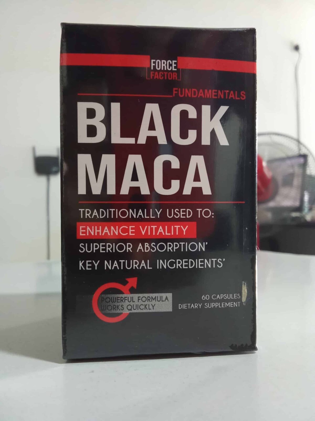 Black Maca Tablet - natural supplement for men's health