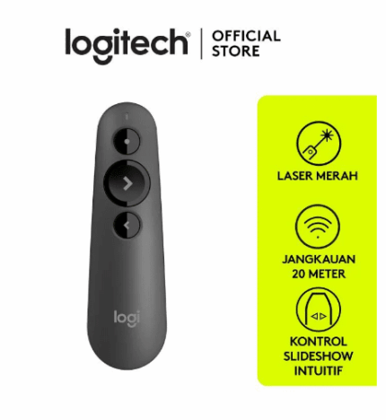 Logitech R500 Laser Presentation Remote - Black