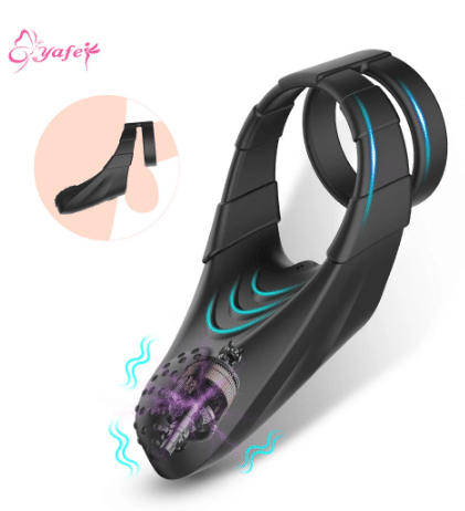 Penis Vibrating Cock Ring for Delay Ejaculation - Sex Toys Sri Lanka