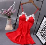 Summer Women Satin Night dress - Image 2