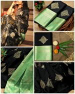 Litchi silk Saree - Image 2