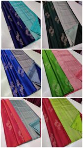 Litchi silk Saree