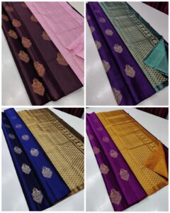 Litchi silk Saree