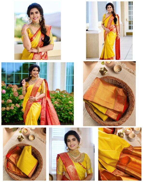 Litchi silk Saree