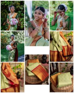 Litchi silk Saree