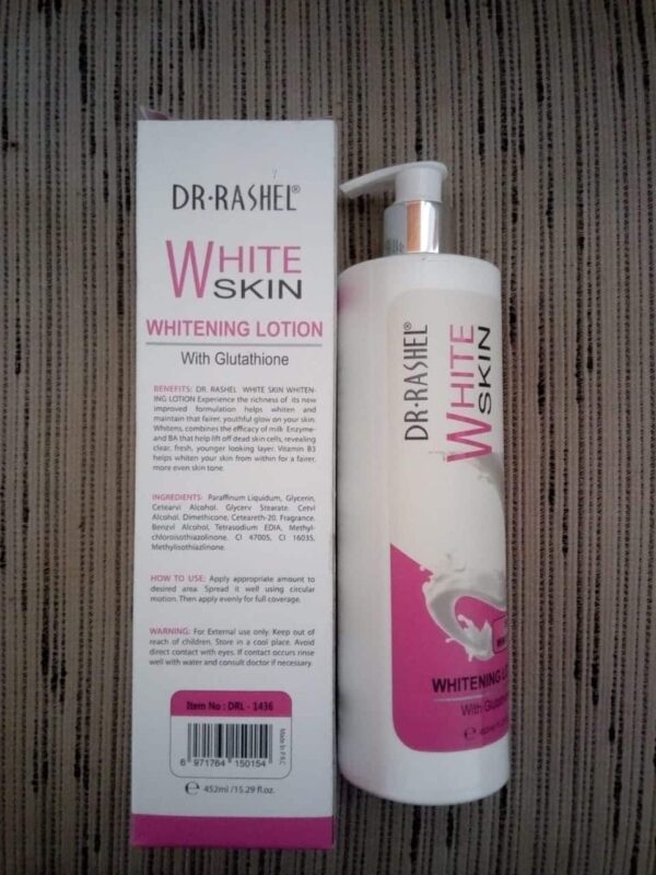 Dr.Rashel White Skin Whitening Lotion With Glutathione 425ml - Dr Rashel cream for skin care in Sri Lanka at a great price