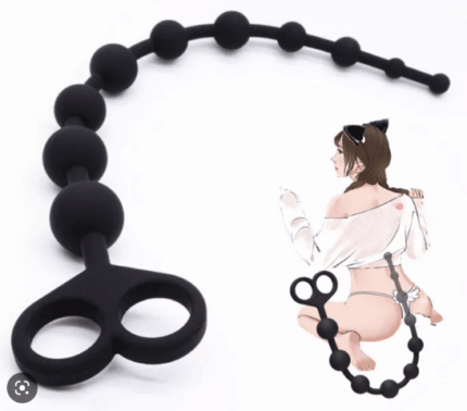 Long Anal Beads Plug Sex Toy for Men and Women - Best Anal Extender and Anus Stimulator in Sri Lanka